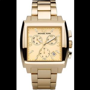 Michael Kors MK5330 Gold Square Chronograph